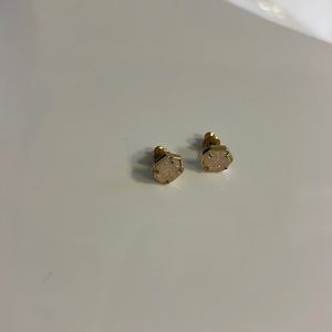 Kendra Scott drusy opal stud earrings